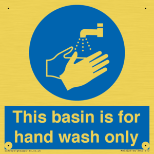 Basin for hand wash only